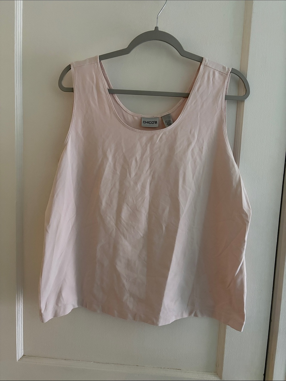 Chico's Light Pink Scoop Neck Tank